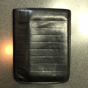 Dior Homme Black Leather Wallet